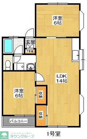 ロイヤル流山の物件間取画像